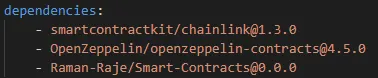 Dependencies